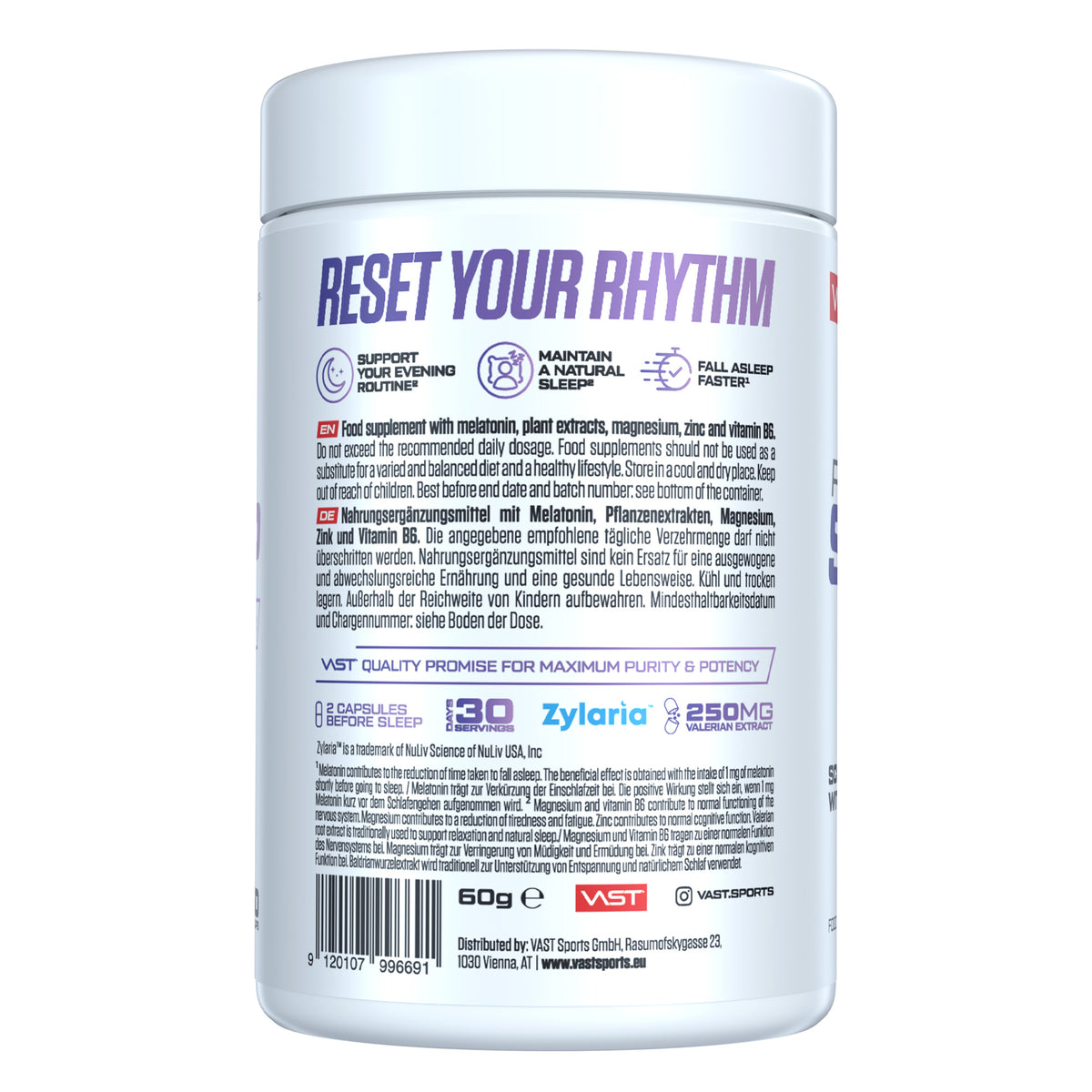 VAST PRO Sleep + Melatonin